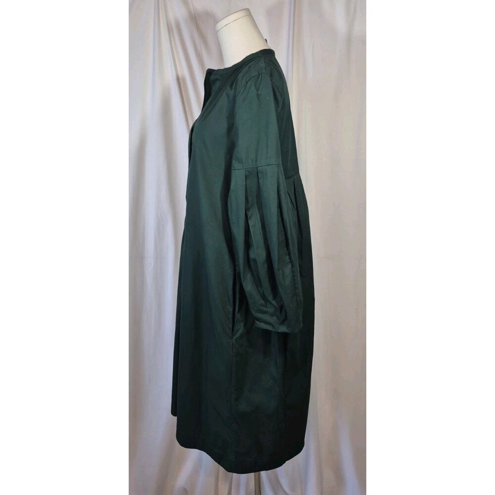 COS Minimalist Poplin Green Cotton Shirt Dress US 6 - Picture 7 of 12